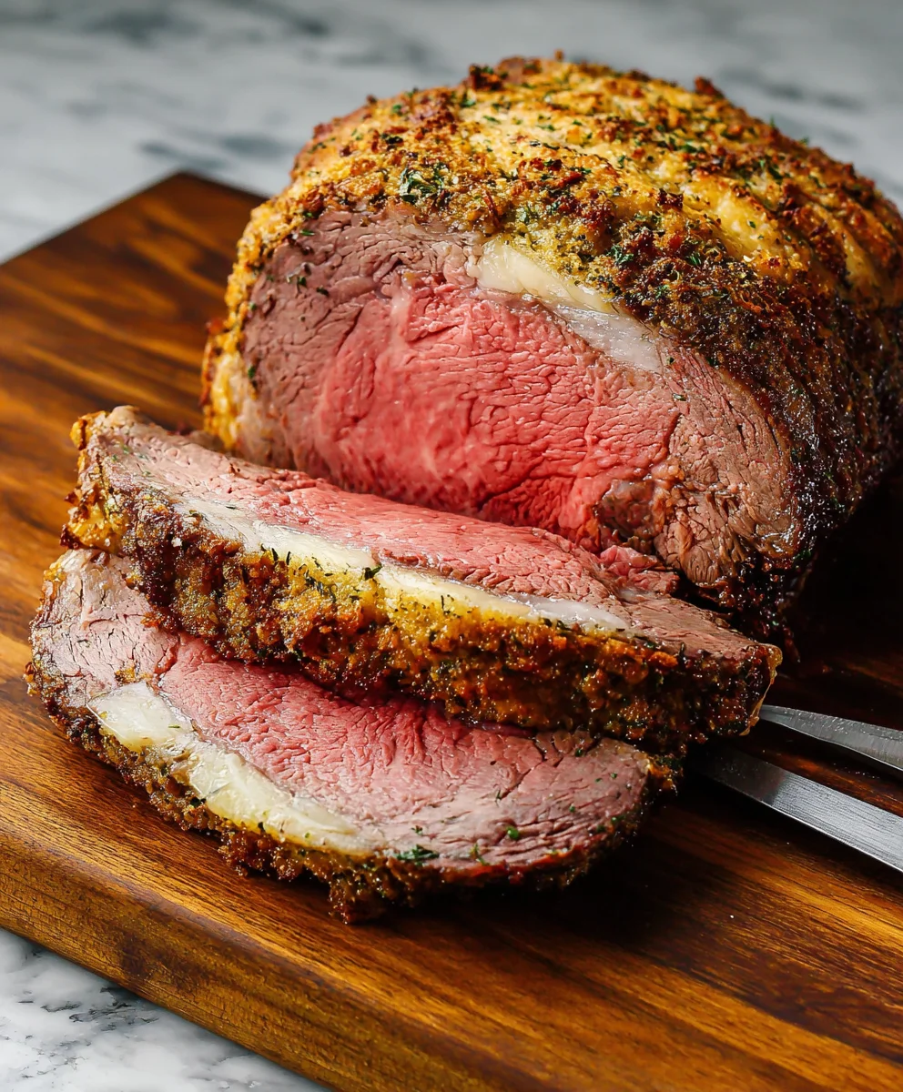 Best No-Fail Prime Rib Garlic Herb Crust Recipe