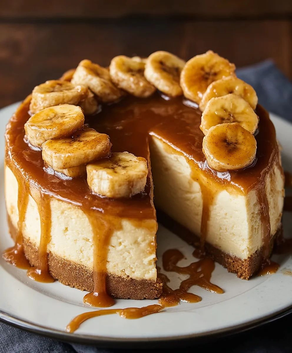 Bananas Foster Cheesecake - Decadent & Easy Dessert