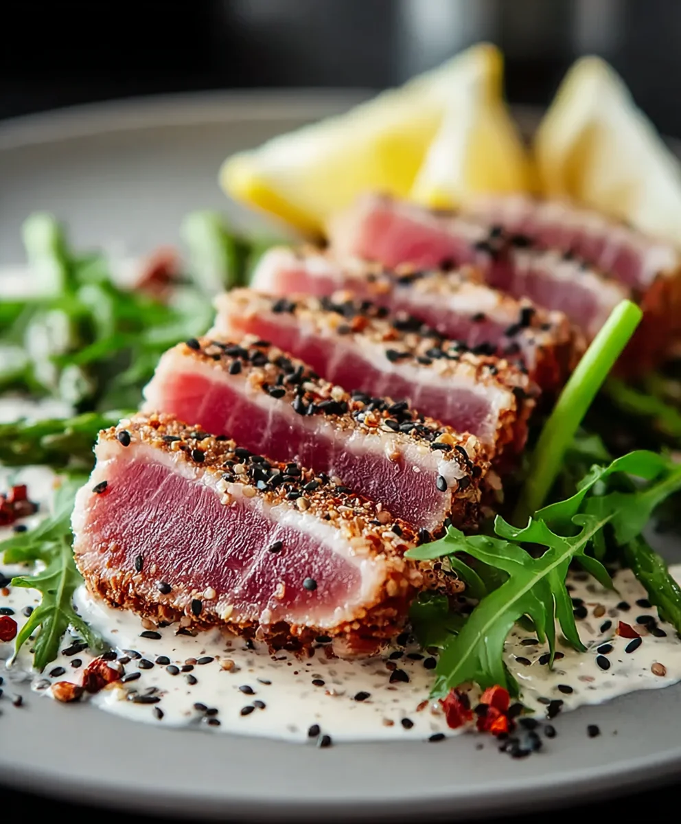Perfect Seared Ahi Tuna Steak Recipe
