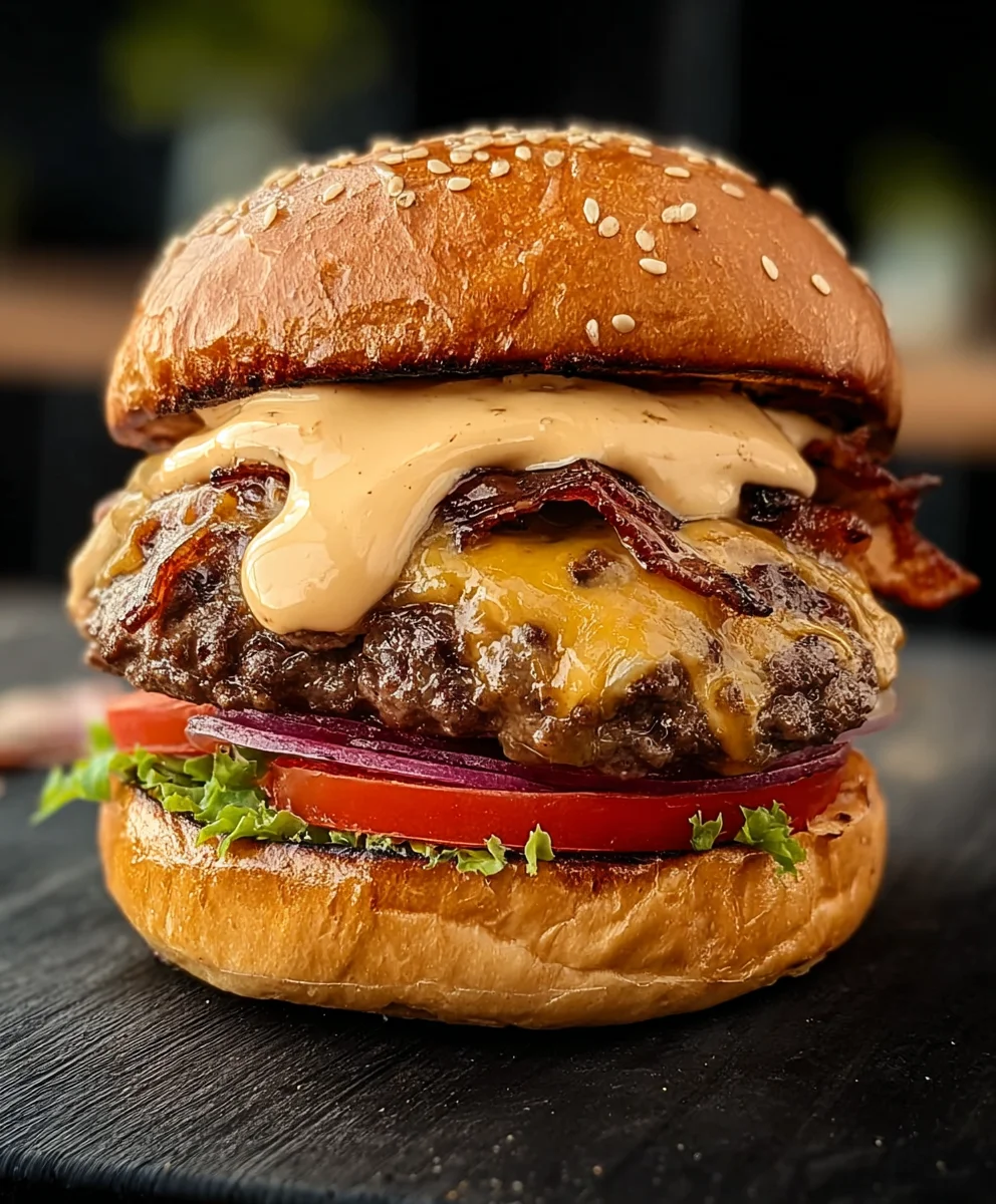 Ultimate Smash Burgers with Beef & Creamy Baconnaise Recipe