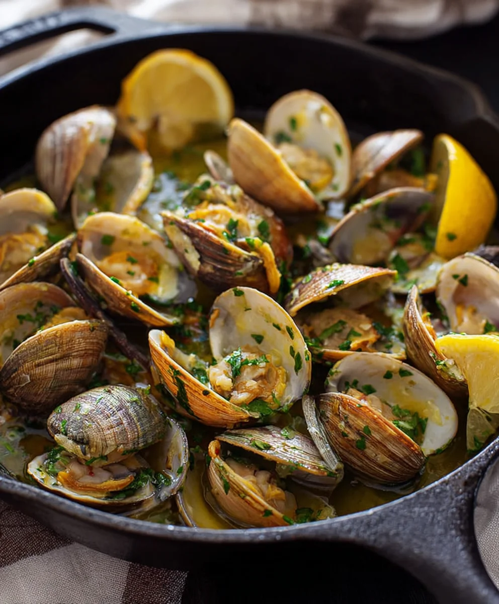 Garlic Butter Clams - Easy & Flavorful Seafood Dish