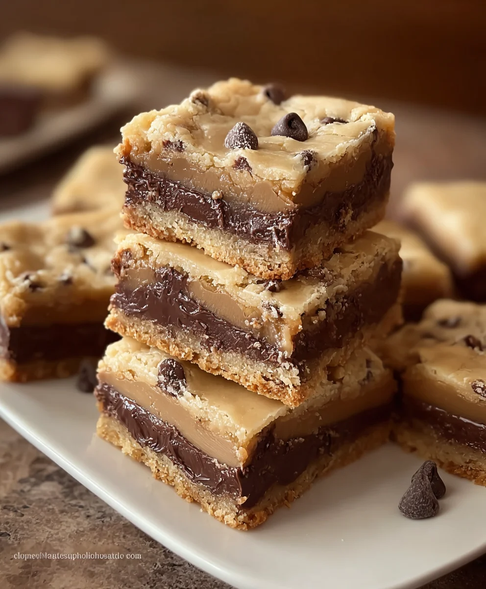 Easy Layered Cookie Bars Recipe
