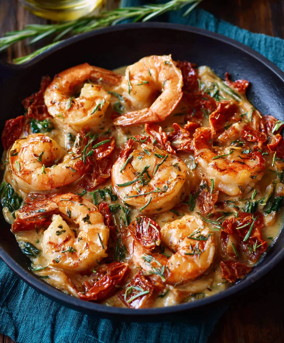 30-Minute Tuscan Shrimp Dinner - Easy One-Pan Meal