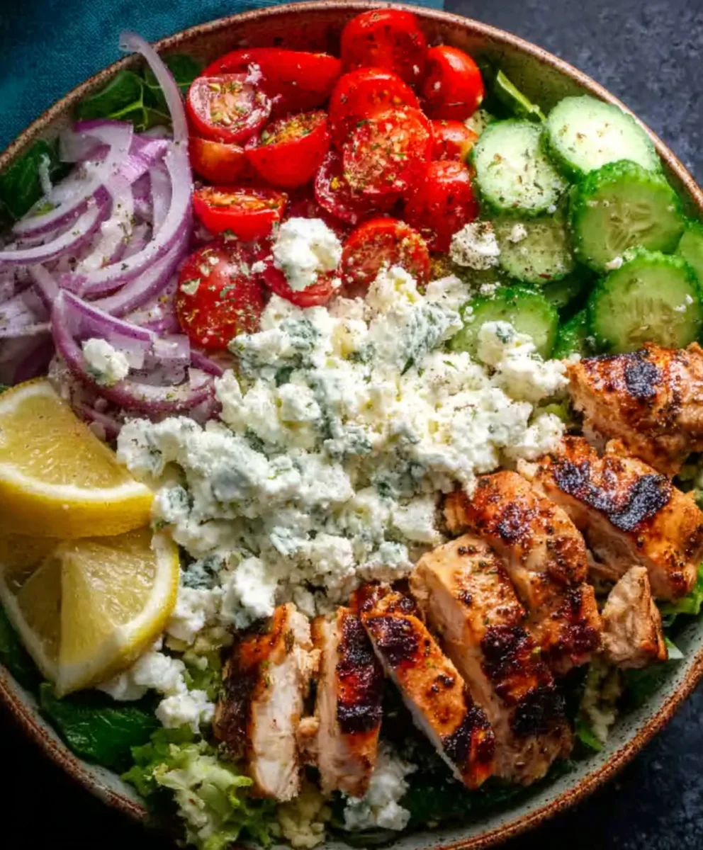 Easy Greek Chicken Bowls - Flavorful & Quick Recipe