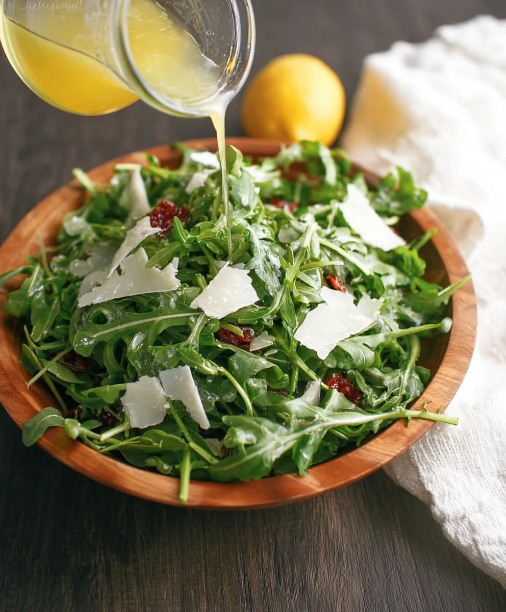 Simple Arugula Salad Recipe- Easy & Refreshing