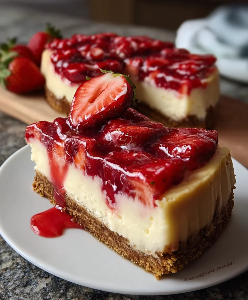 Best Strawberry Cheesecake Recipe-Decadent Delight