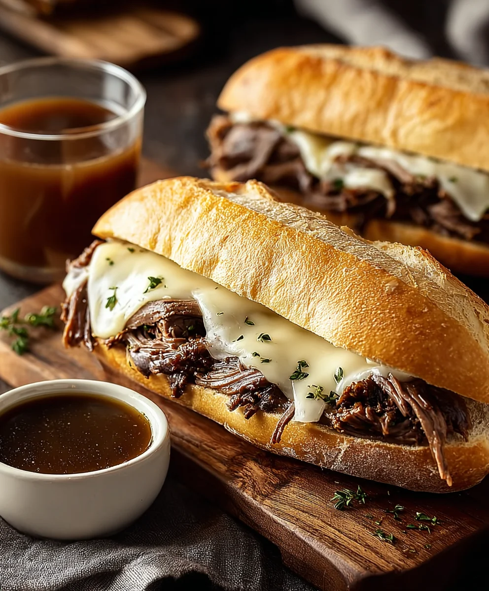 Classic Beef French Dip Sandwiches- Easy Recipe
