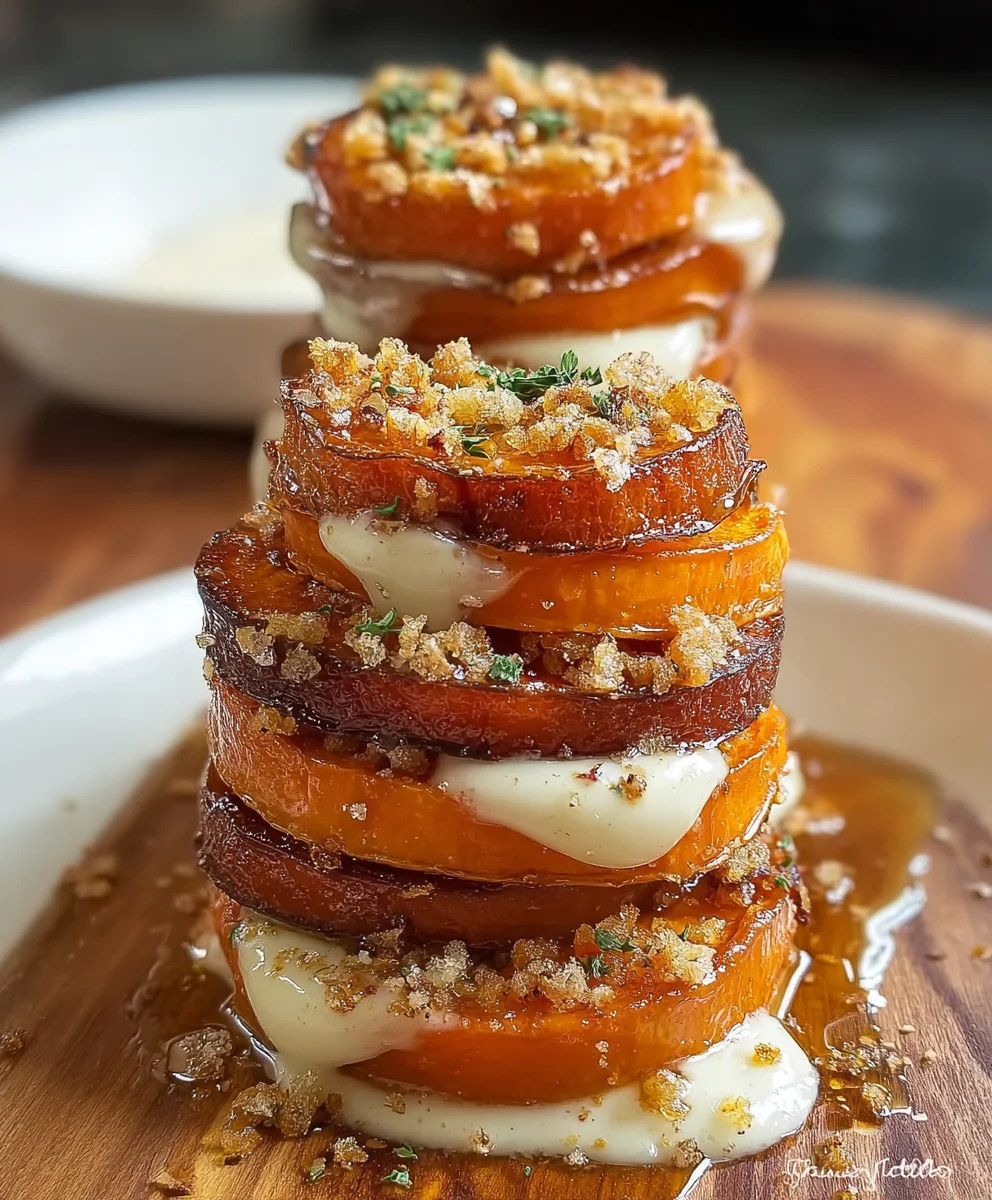 Savory Beef Sweet Potato Stacks - Easy Dinner Recipe