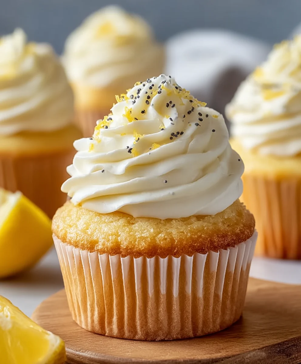 Zesty Lemon Cupcakes- A Sweet & Tangy Treat