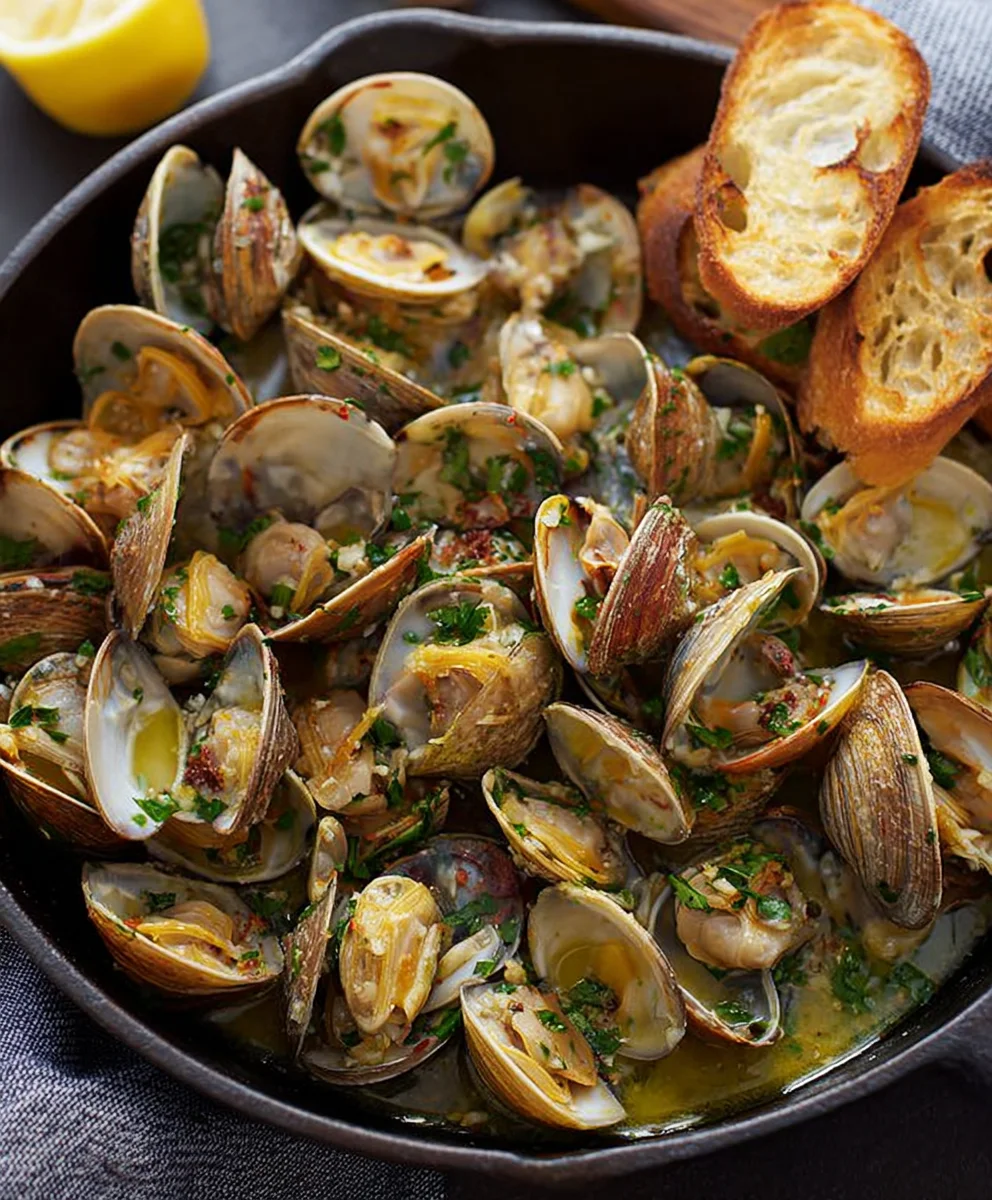 Garlic Butter Clams - Easy & Flavorful Seafood Dish