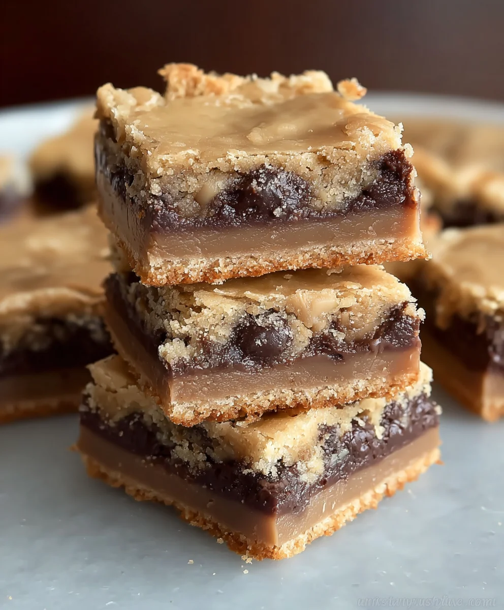 Easy Layered Cookie Bars Recipe