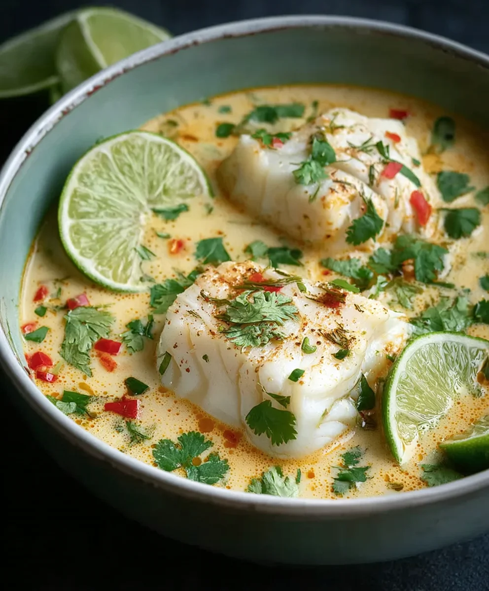 Coconut Lime Fish Soup - Zesty & Refreshing Recipe