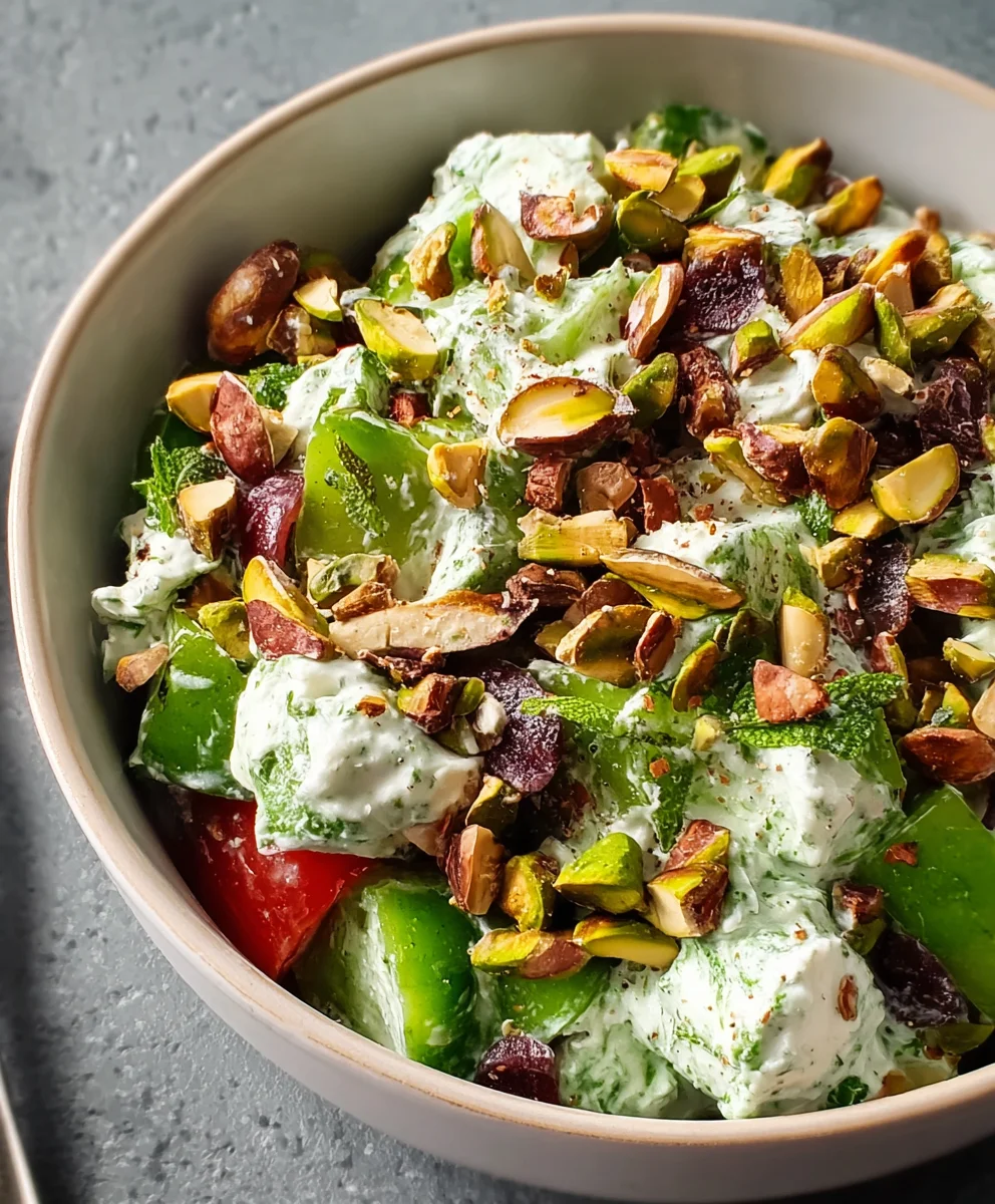 Easy Pistachio Salad Recipe- Delicious & Quick
