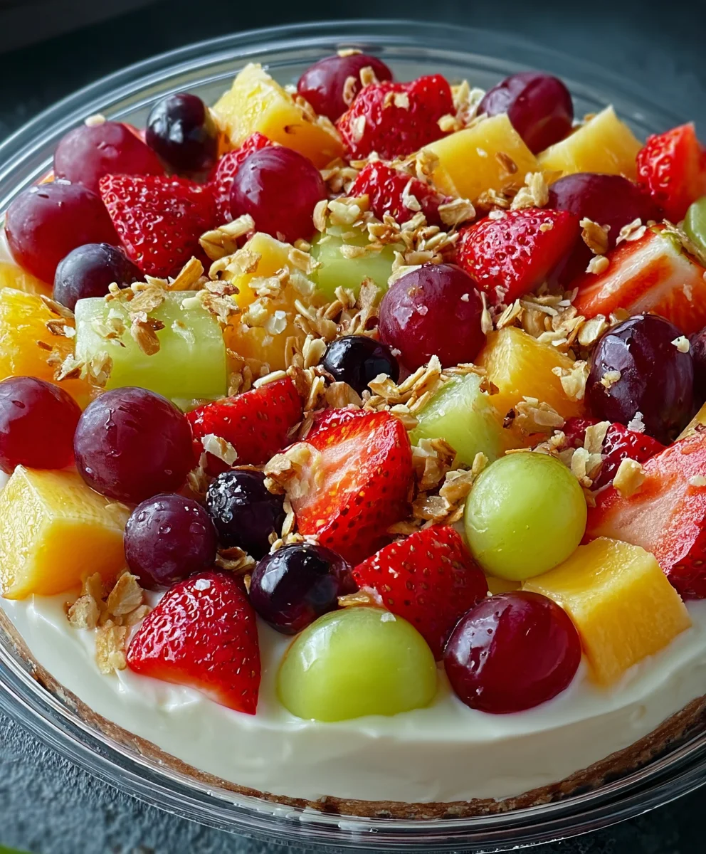 Easy Cheesecake Fruit Salad-Creamy & Refreshing Dessert