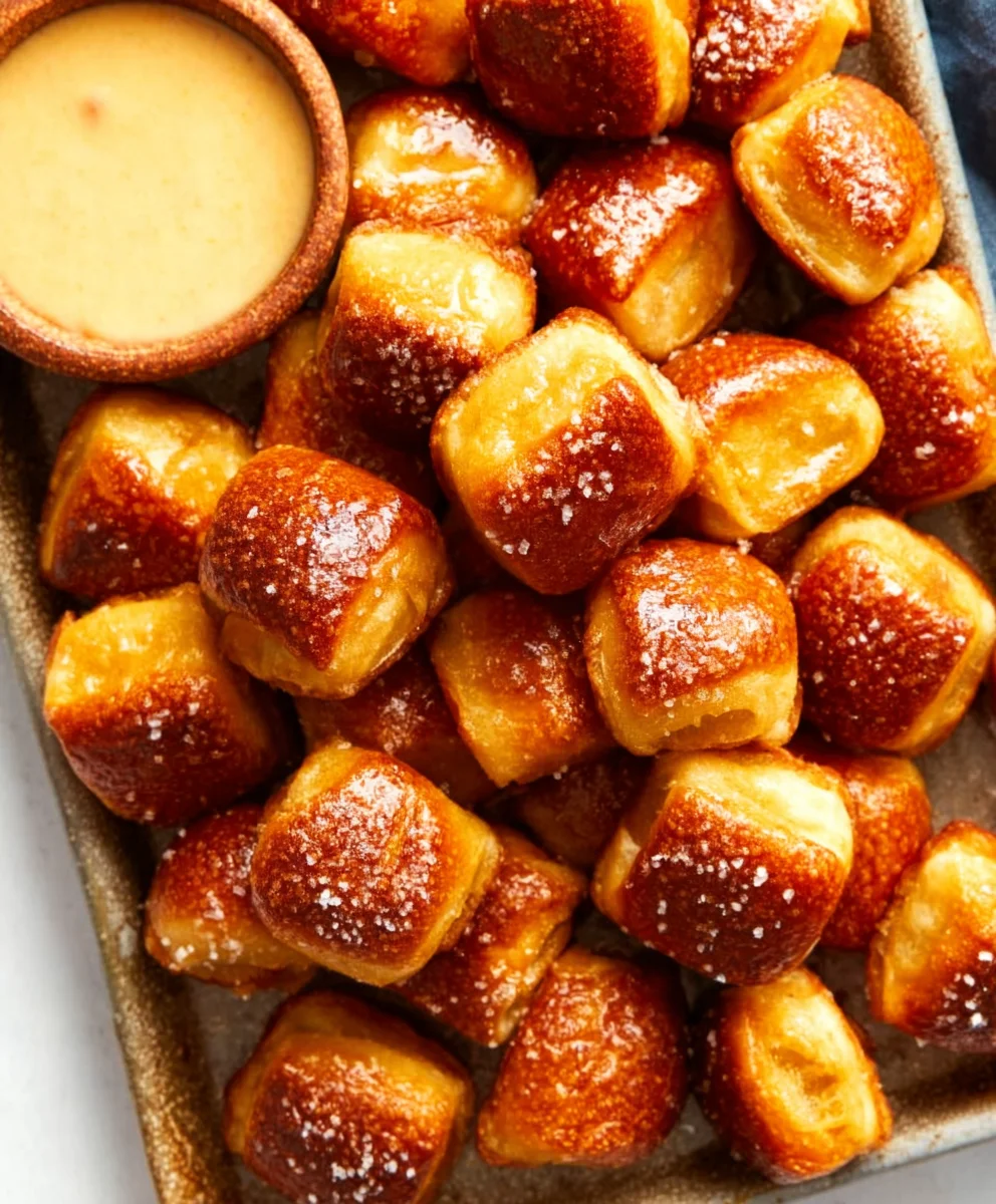 Buttery Soft Pretzel Bites-Easy Homemade Recipe