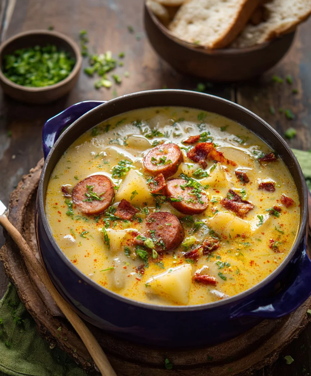 Creamy Cajun Potato Soup - Easy Comfort Food