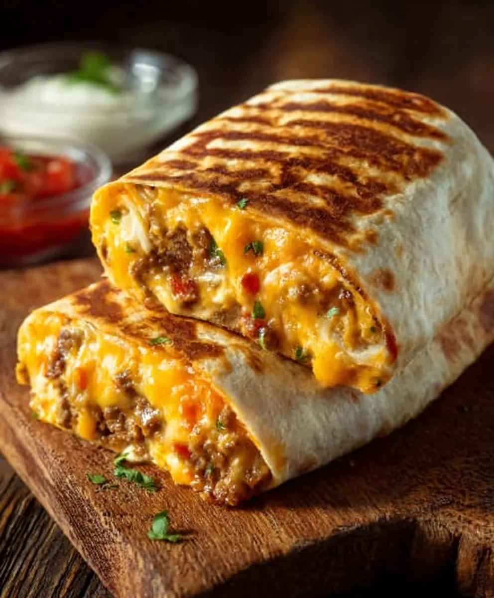 Grilled Cheese Burrito-Ultimate Comfort Food Fusion