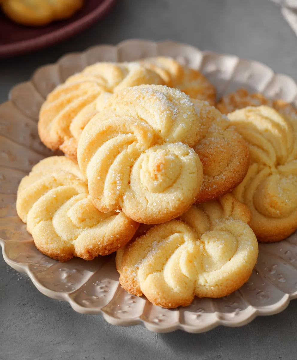 Melt-in-Your-Mouth Danish Butter Cookies