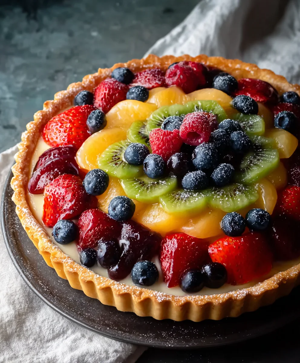 Easy Fresh Fruit Tart Recipe - Delicious & Simple