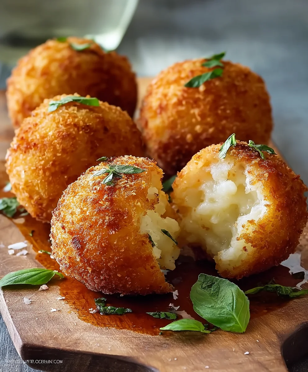 Crispy Arancini - Delicious Beef Risotto Balls