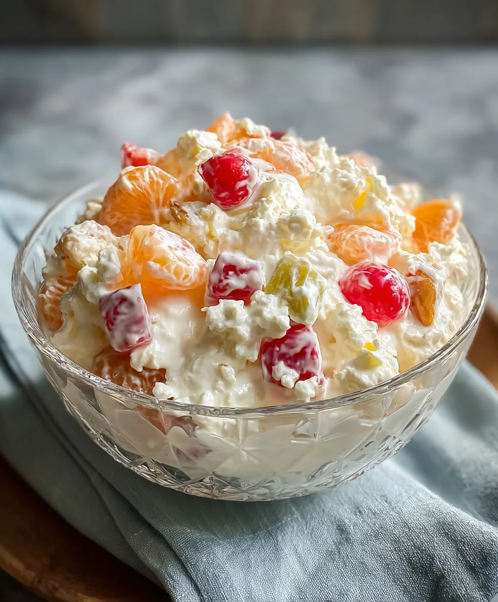 Easy Ambrosia Salad Recipe- Fruity & Creamy Delight