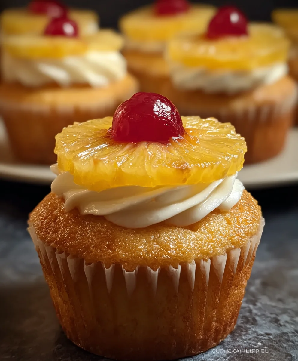 Delicious Pineapple Cupcakes - Easy Tropical Treat