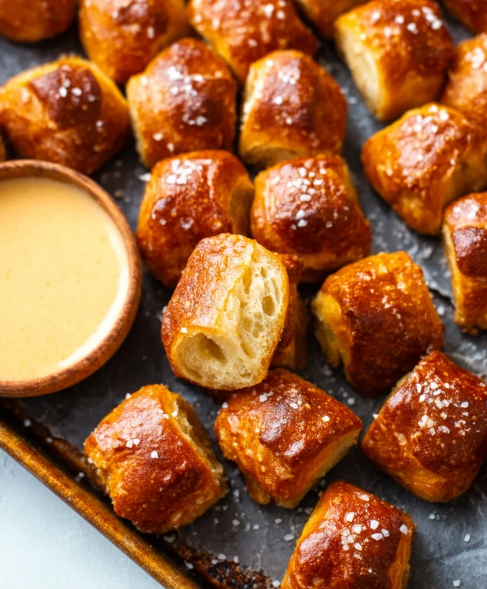 Buttery Soft Pretzel Bites-Easy Homemade Recipe