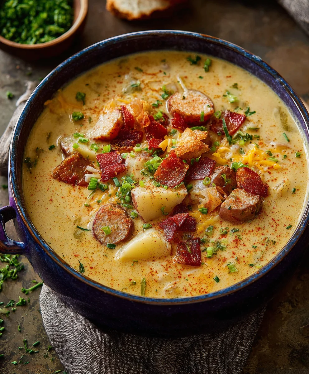 Creamy Cajun Potato Soup - Easy Comfort Food