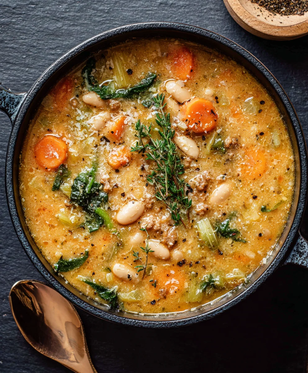 Hearty Tuscan White Bean Soup - Simple & Flavorful Recipe