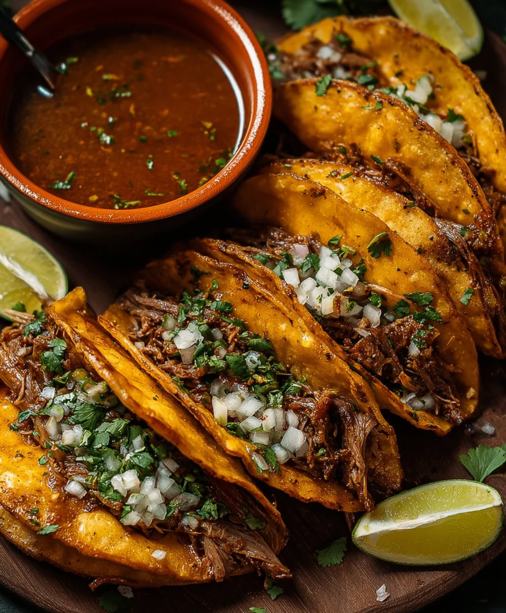 My Fave Beef Birria Tacos-The Best Flavor