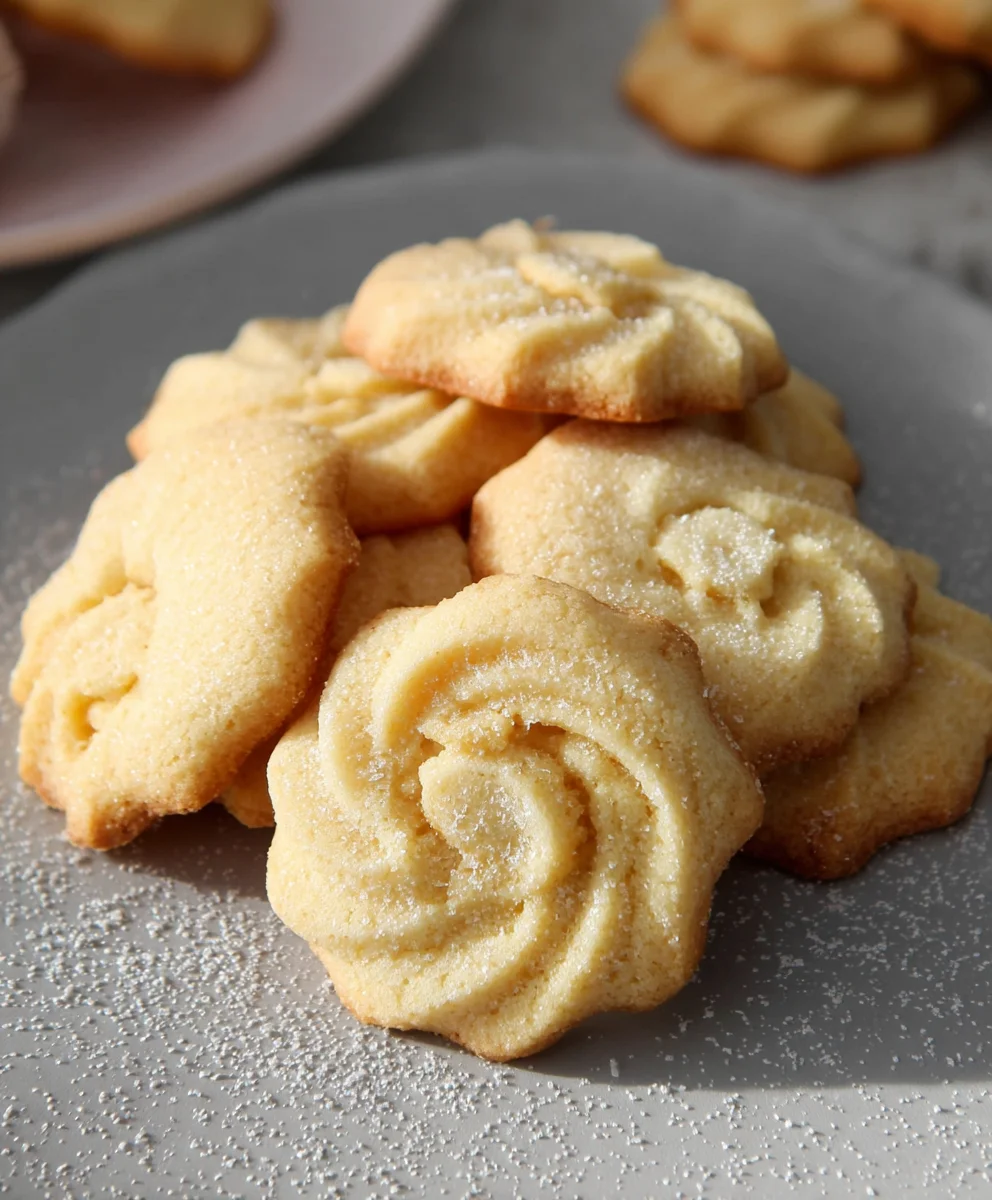 Melt-in-Your-Mouth Danish Butter Cookies