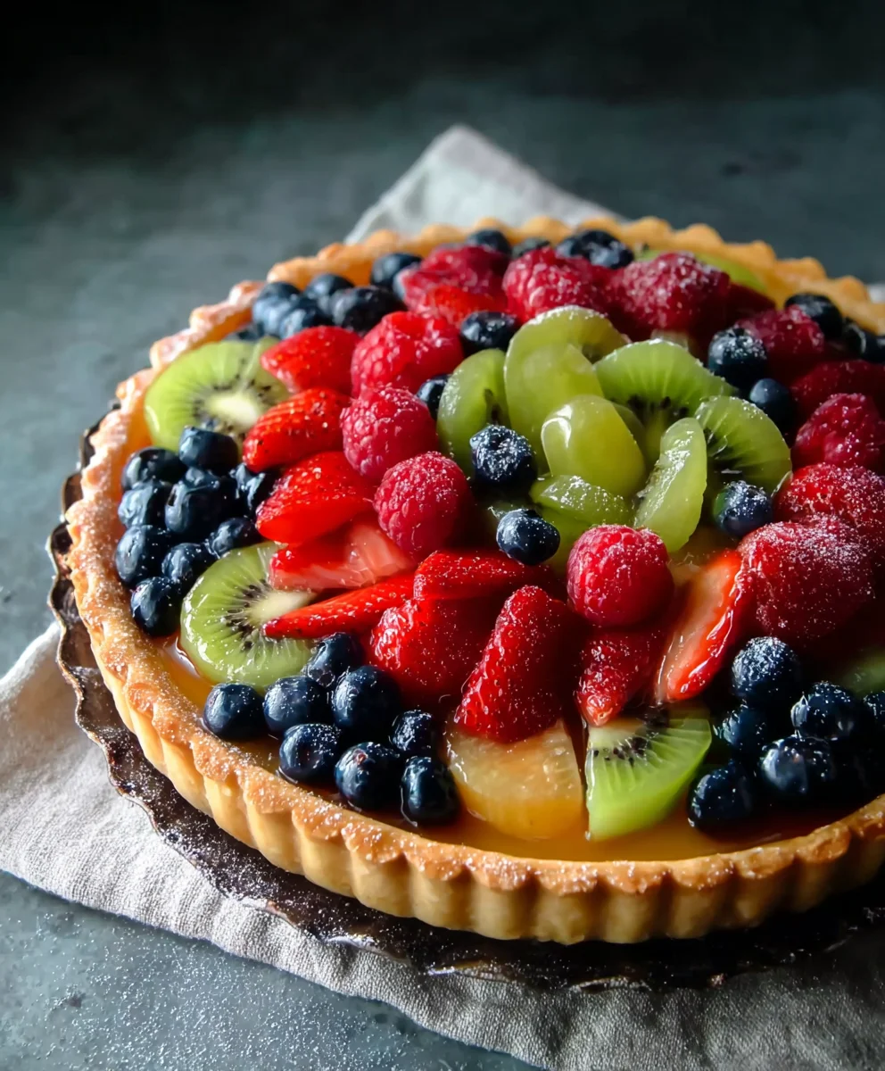 Easy Fresh Fruit Tart Recipe - Delicious & Simple
