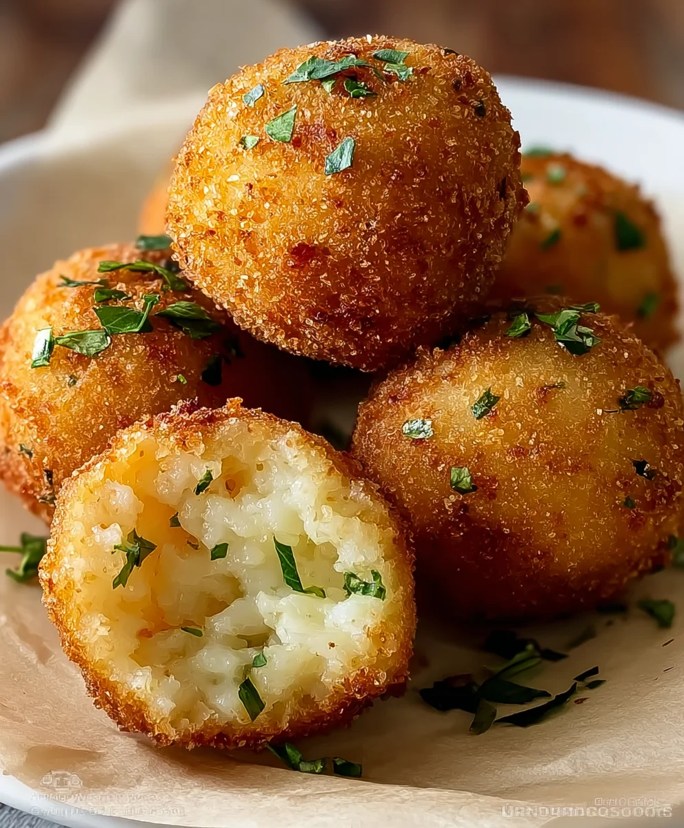Crispy Arancini - Delicious Beef Risotto Balls