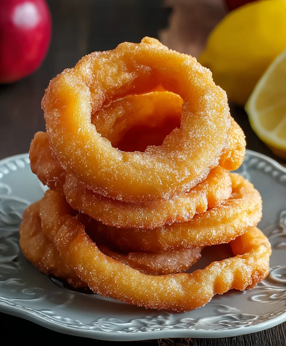 Crispy Fried Apple Rings - Sweet & Easy Treat
