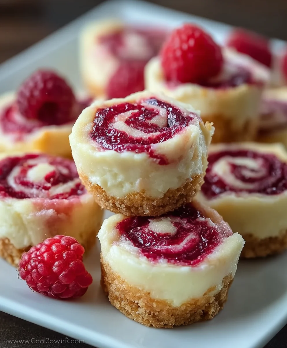 Raspberry Cheesecake Bites - Easy & Delicious Dessert