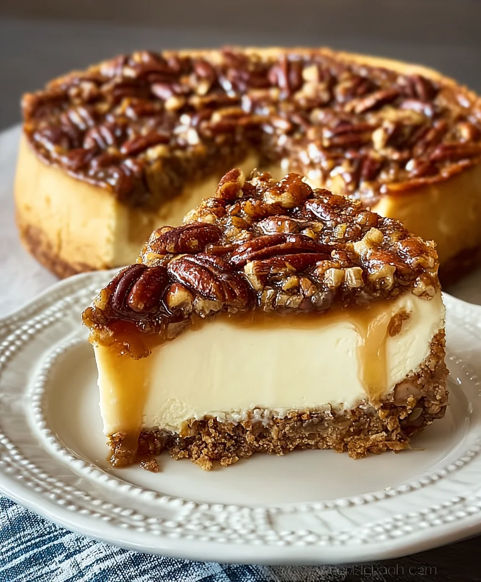 Decadent Pecan Pie Cheesecake-The Ultimate Dessert