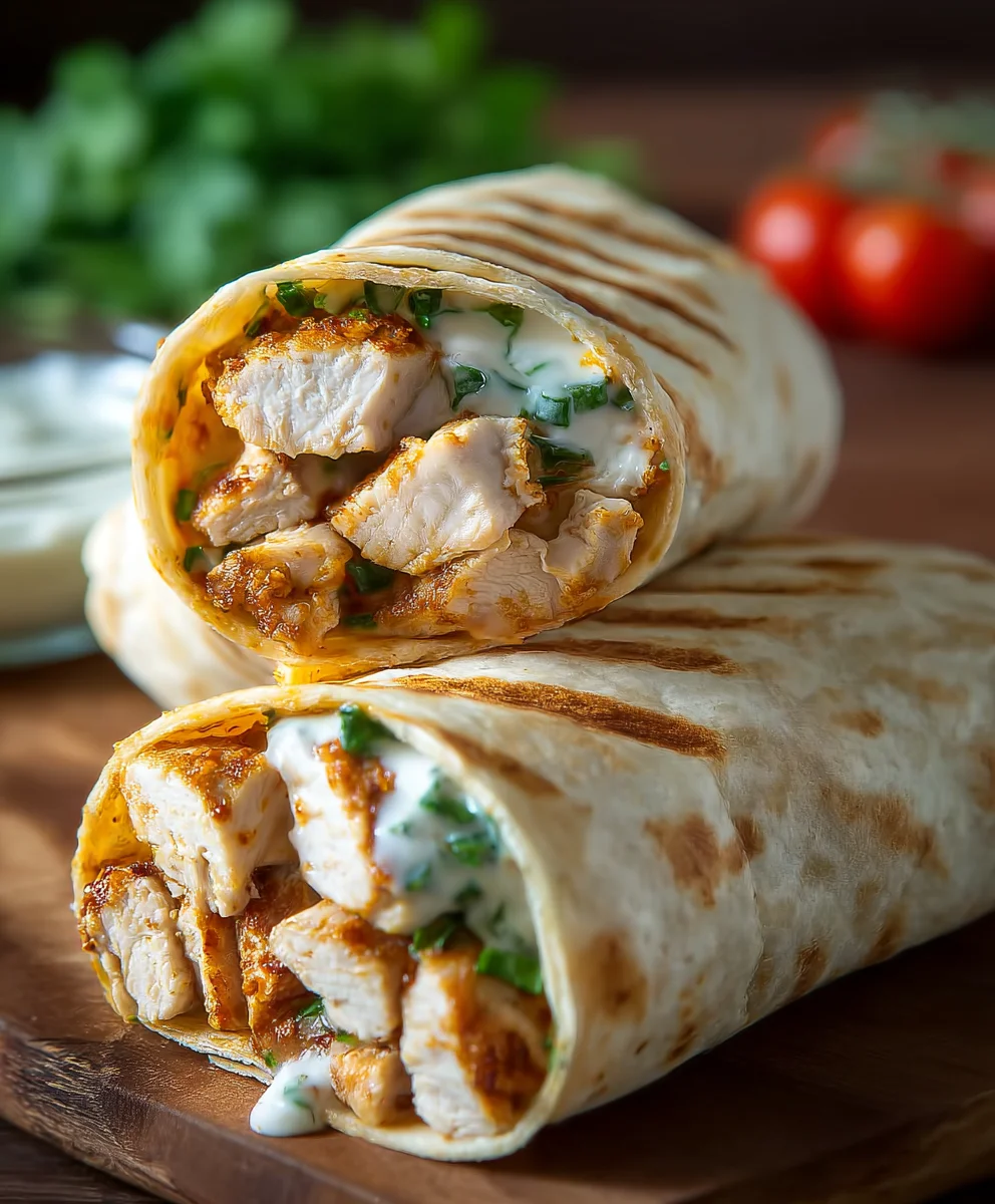 Easy Chicken Ranch Wraps - Quick & Delicious Meal