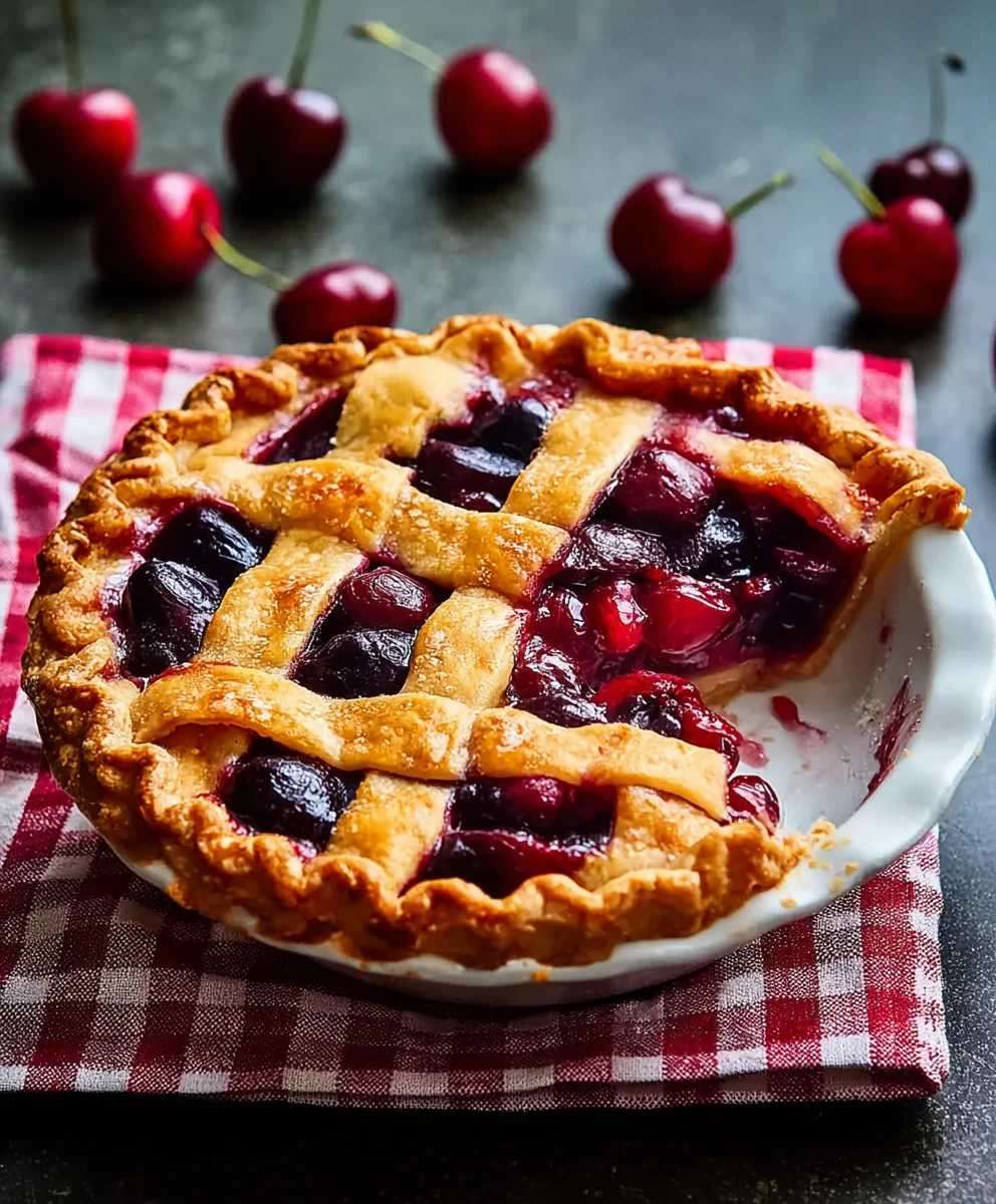 Classic Cherry Pie Recipe - Easy Homemade Dessert