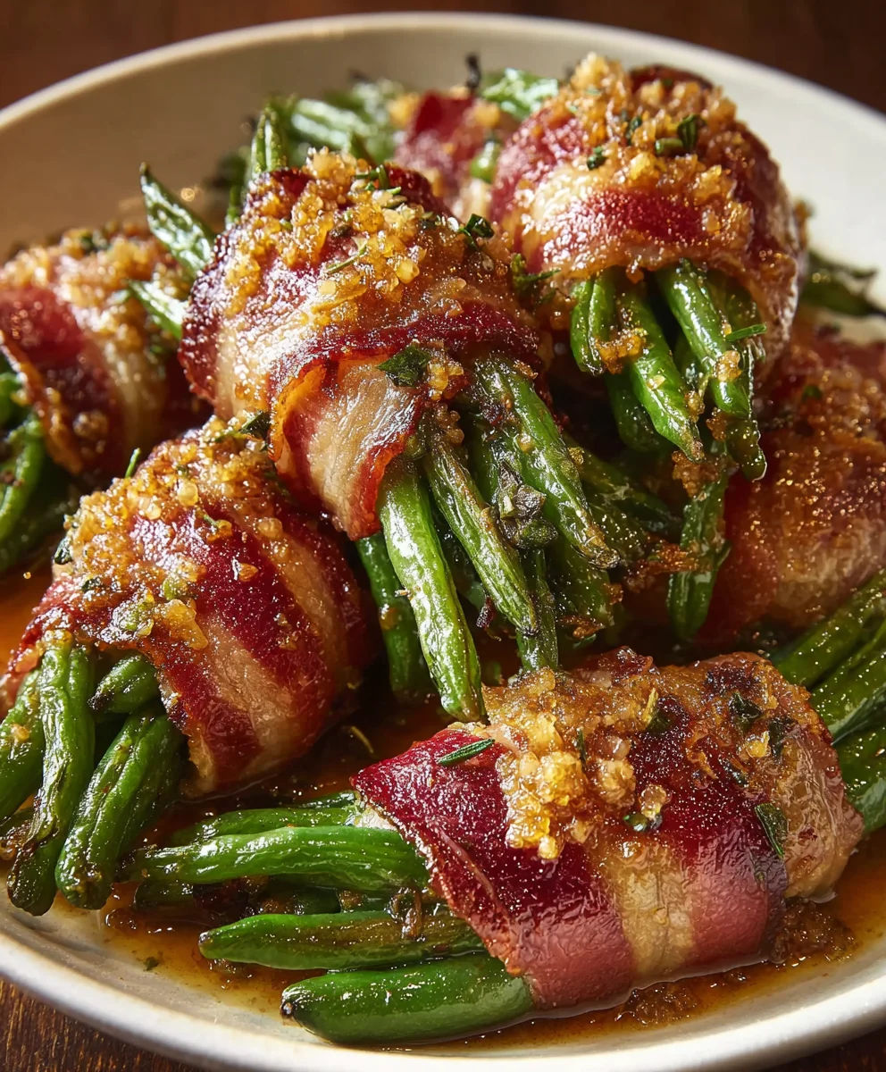 Easy Beef Green Bean Bundles Recipe