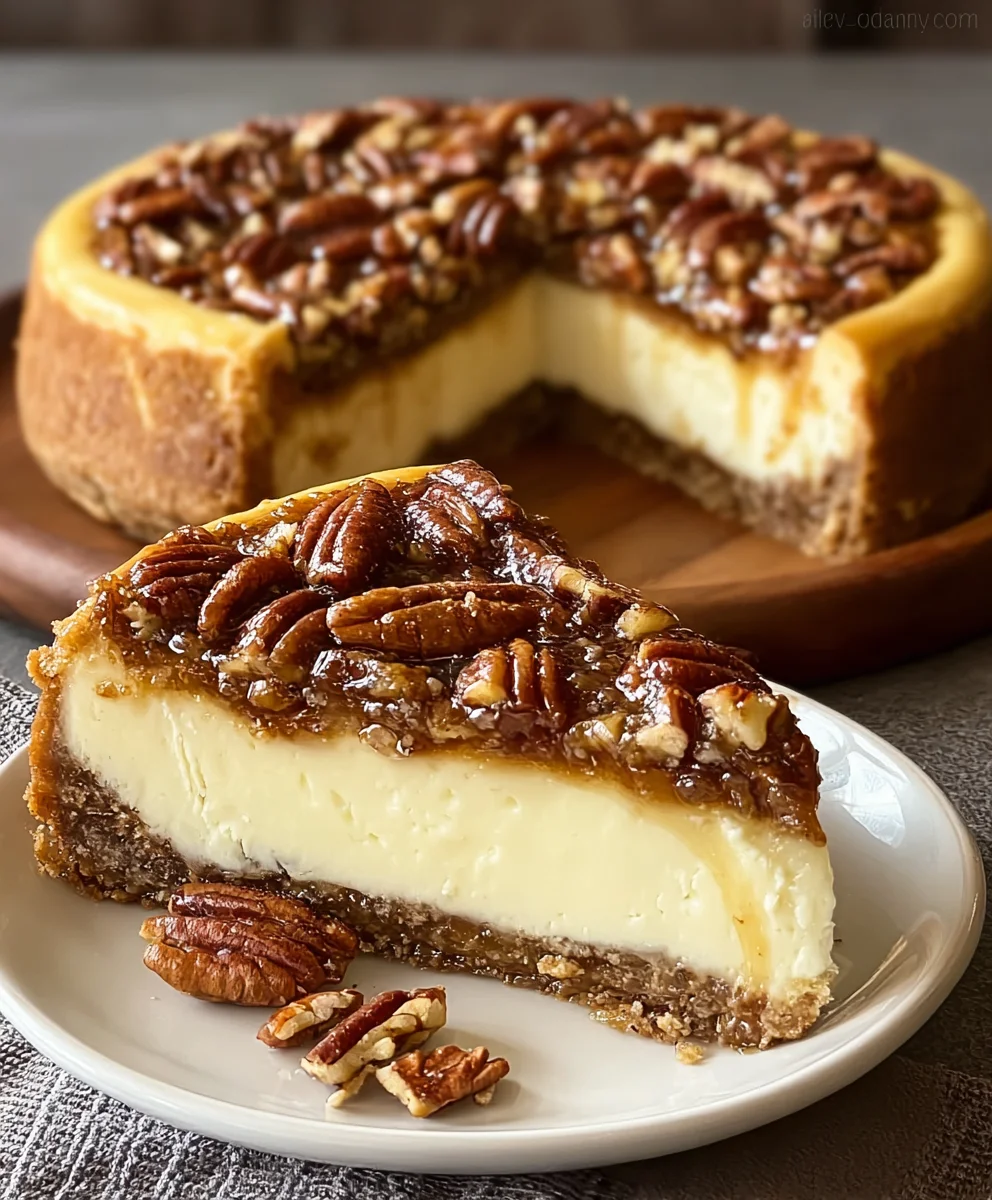 Decadent Pecan Pie Cheesecake-The Ultimate Dessert