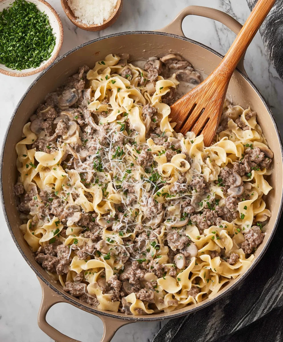 Quick Ground Beef Stroganoff Delicious Weeknight Meal