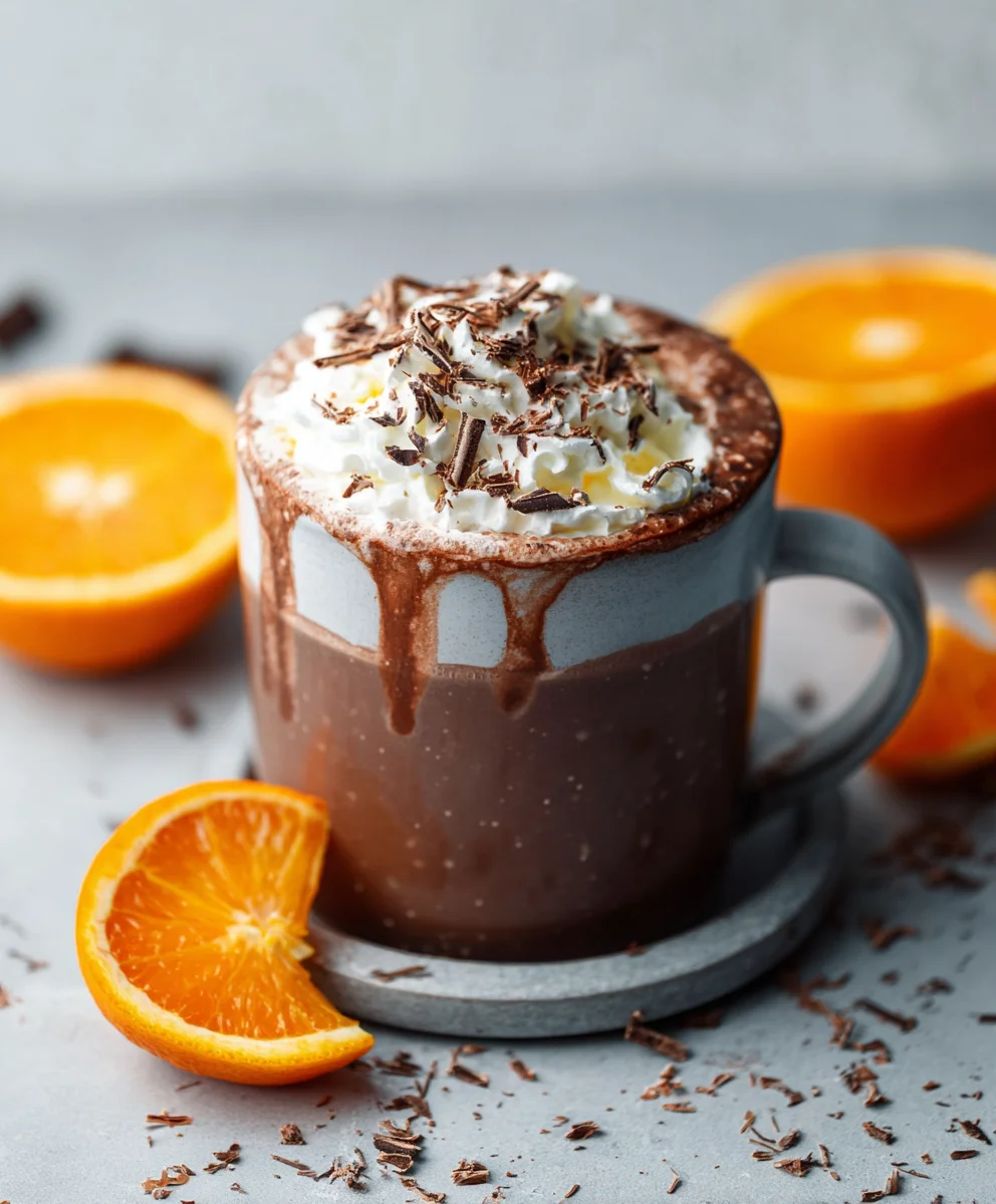 Zesty Orange Hot Chocolate Recipe-A Warm Hug