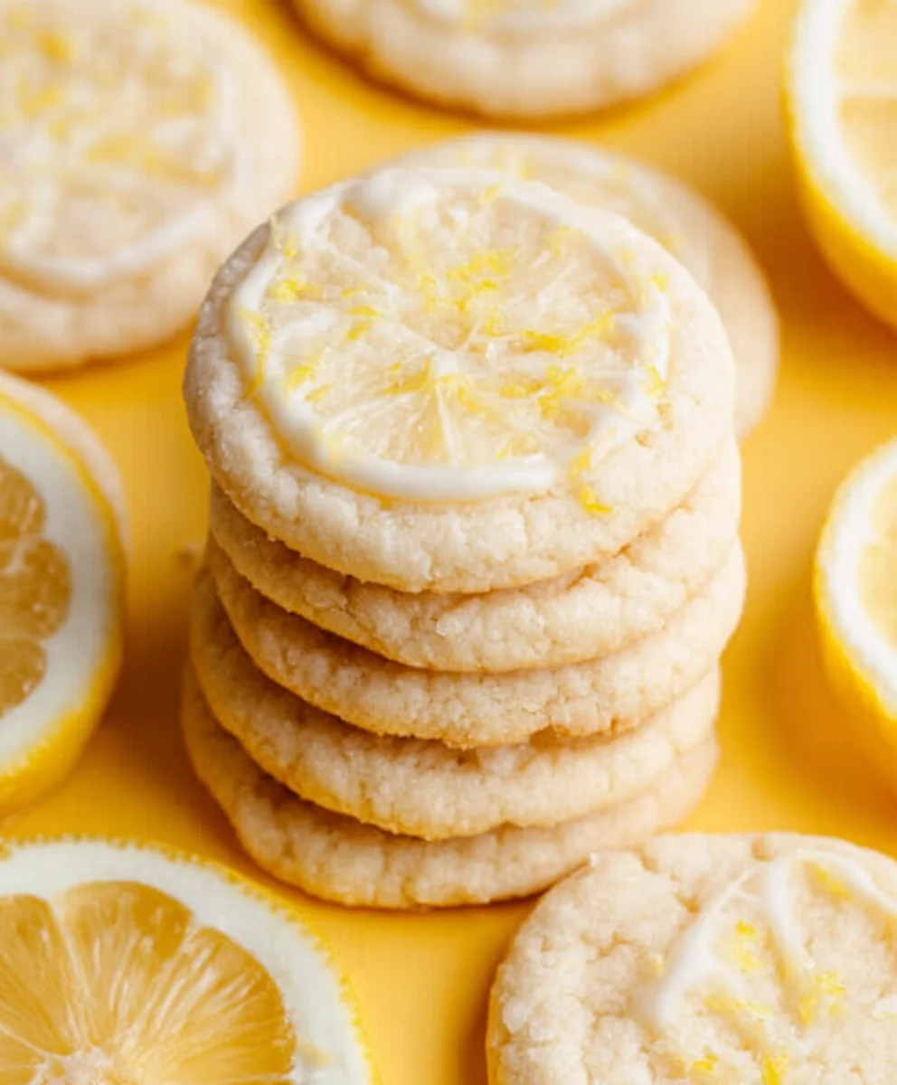 Easy Lemon Sugar Cookies Recipe-Sweet & Zesty Treat