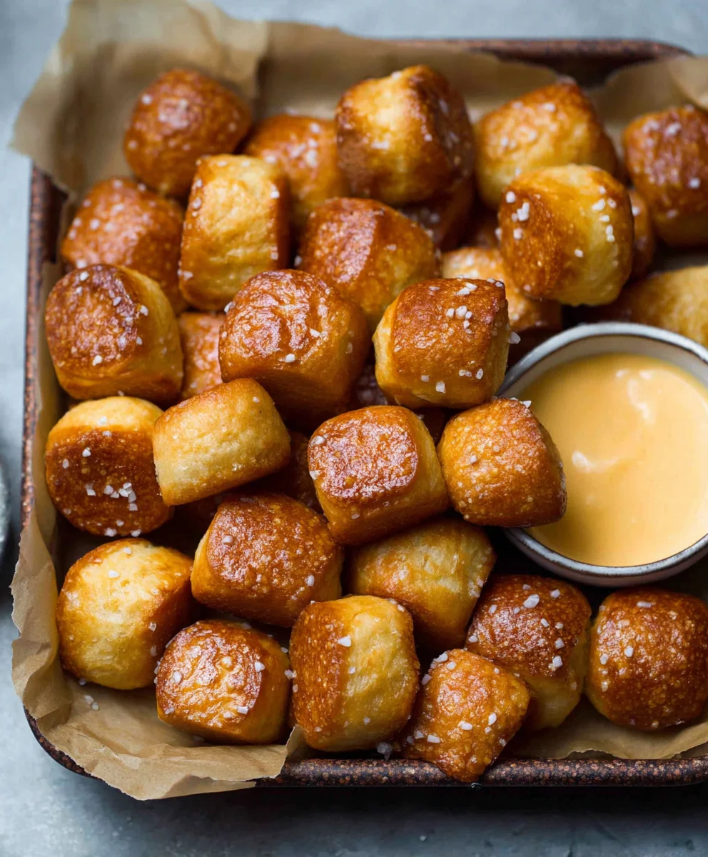 Easy Homemade Soft Pretzel Bites Recipe