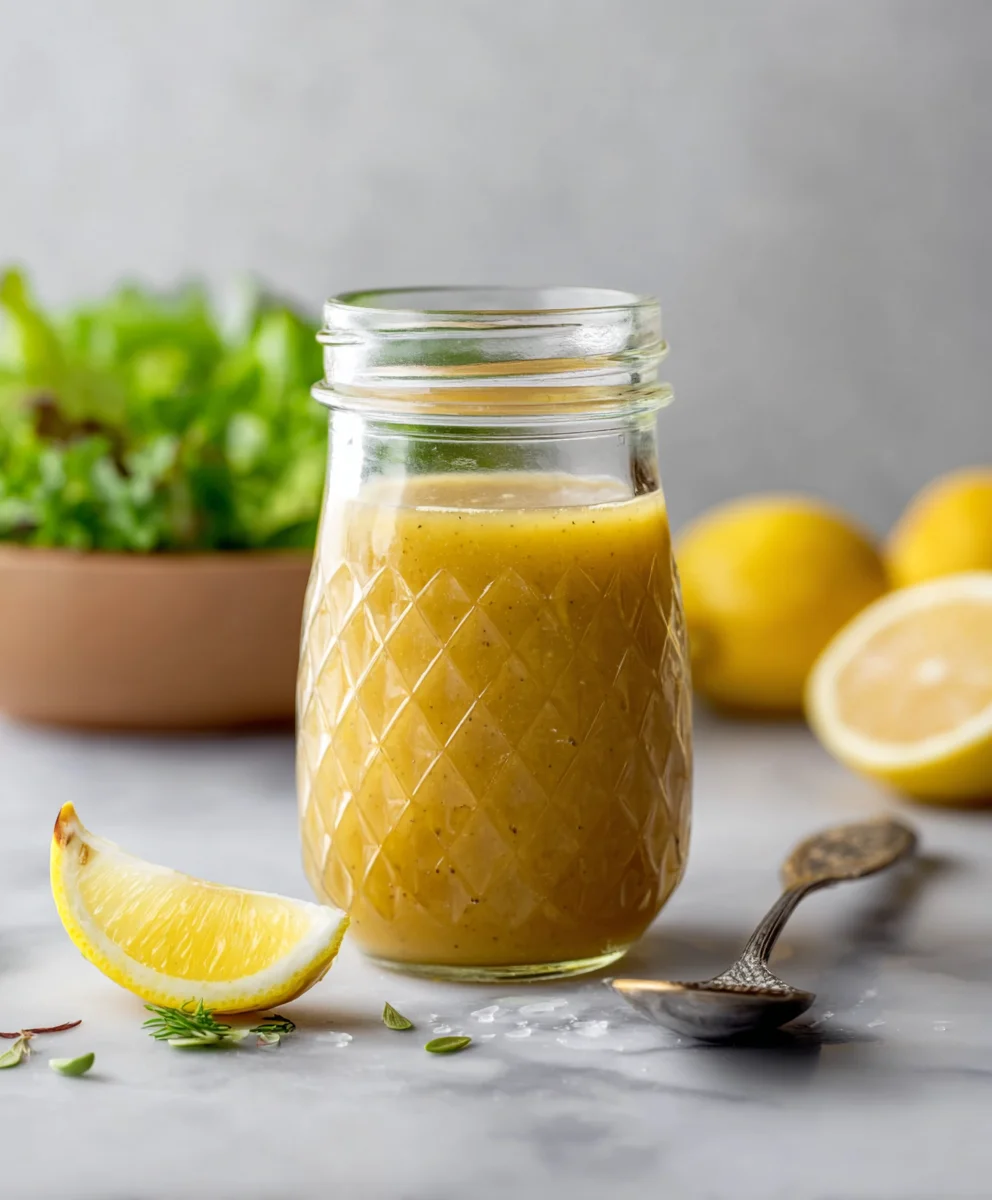 Easy Lemon Vinaigrette Dressing Recipe - Simple & Delicious