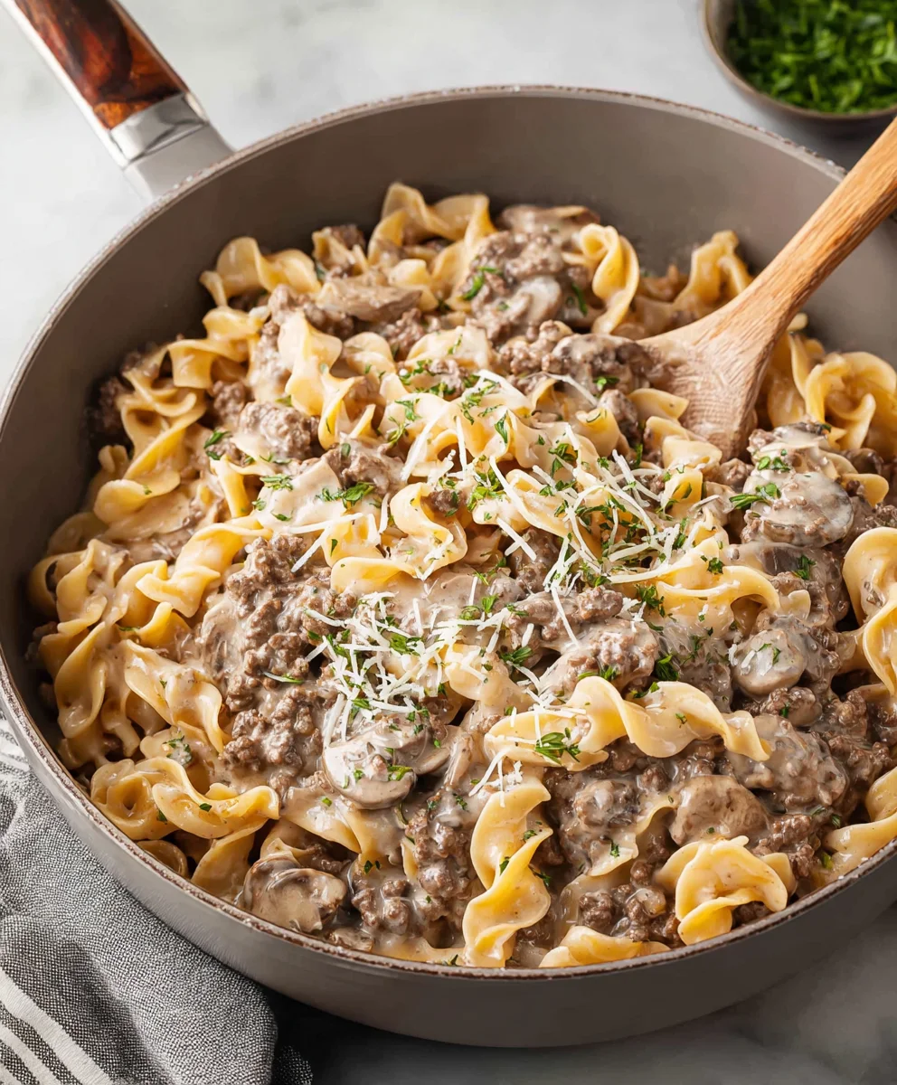 Quick Ground Beef Stroganoff Delicious Weeknight Meal