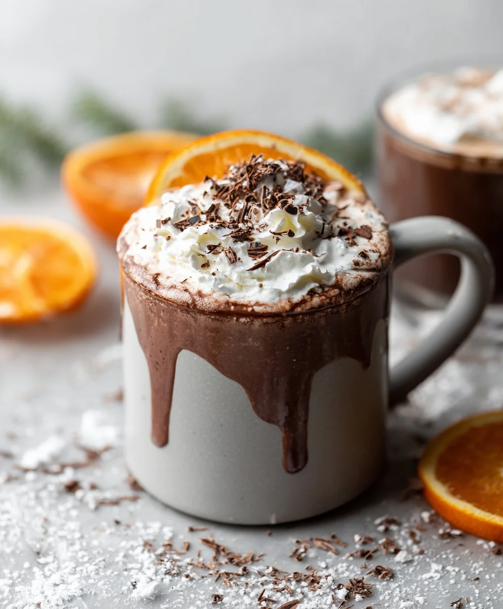 Zesty Orange Hot Chocolate Recipe-A Warm Hug