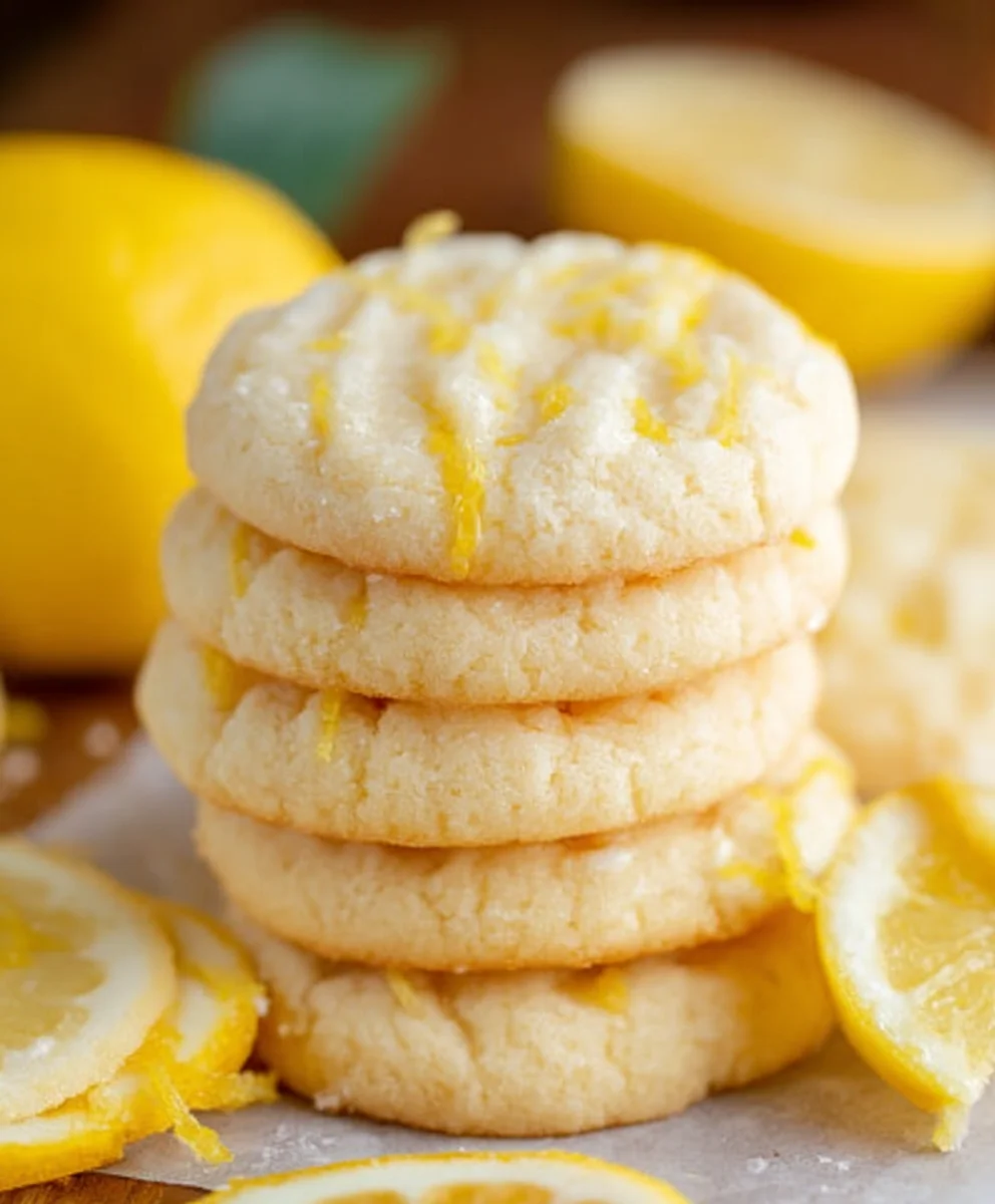 Easy Lemon Sugar Cookies Recipe-Sweet & Zesty Treat