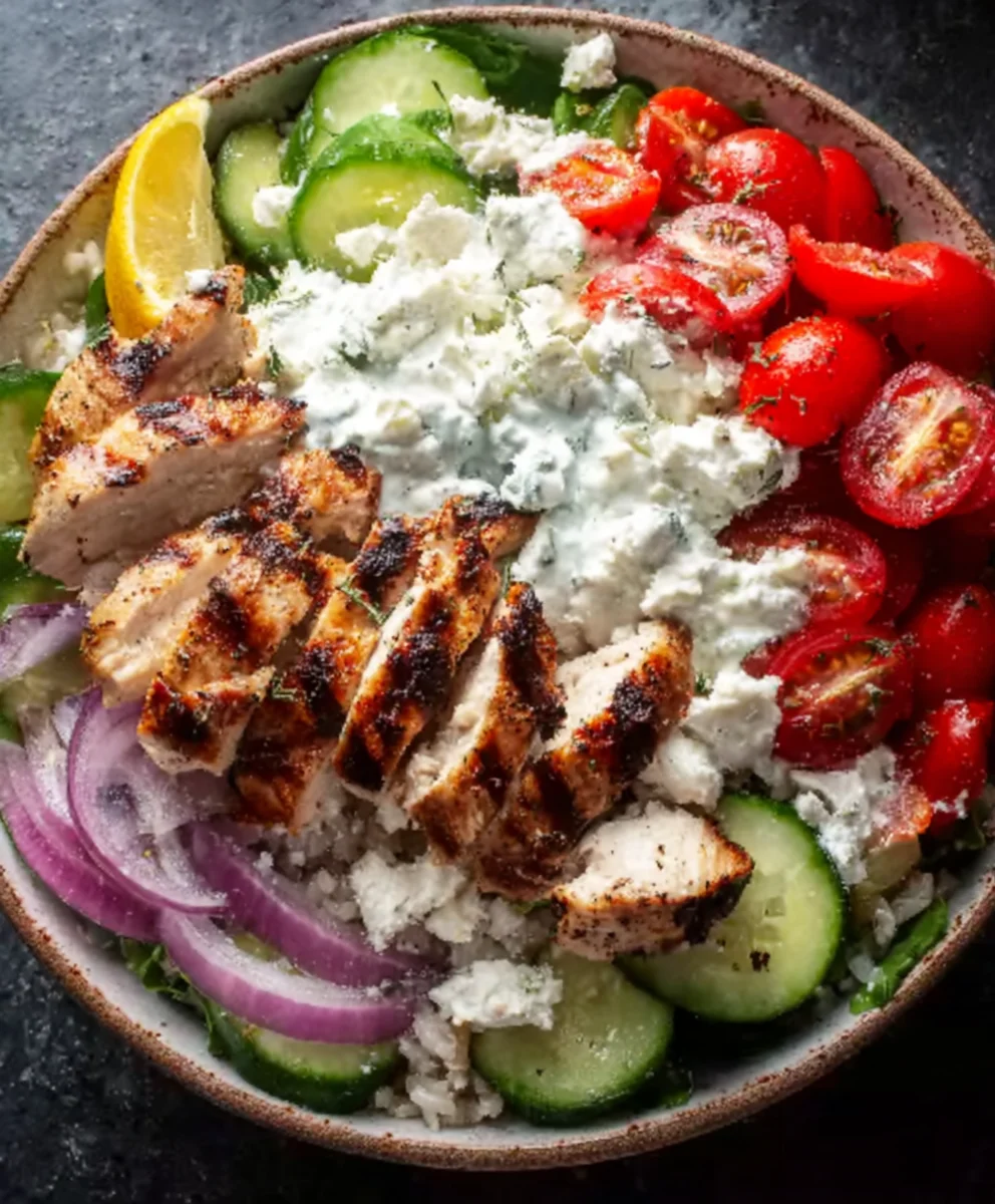 Easy Greek Chicken Bowls - Flavorful & Quick Recipe