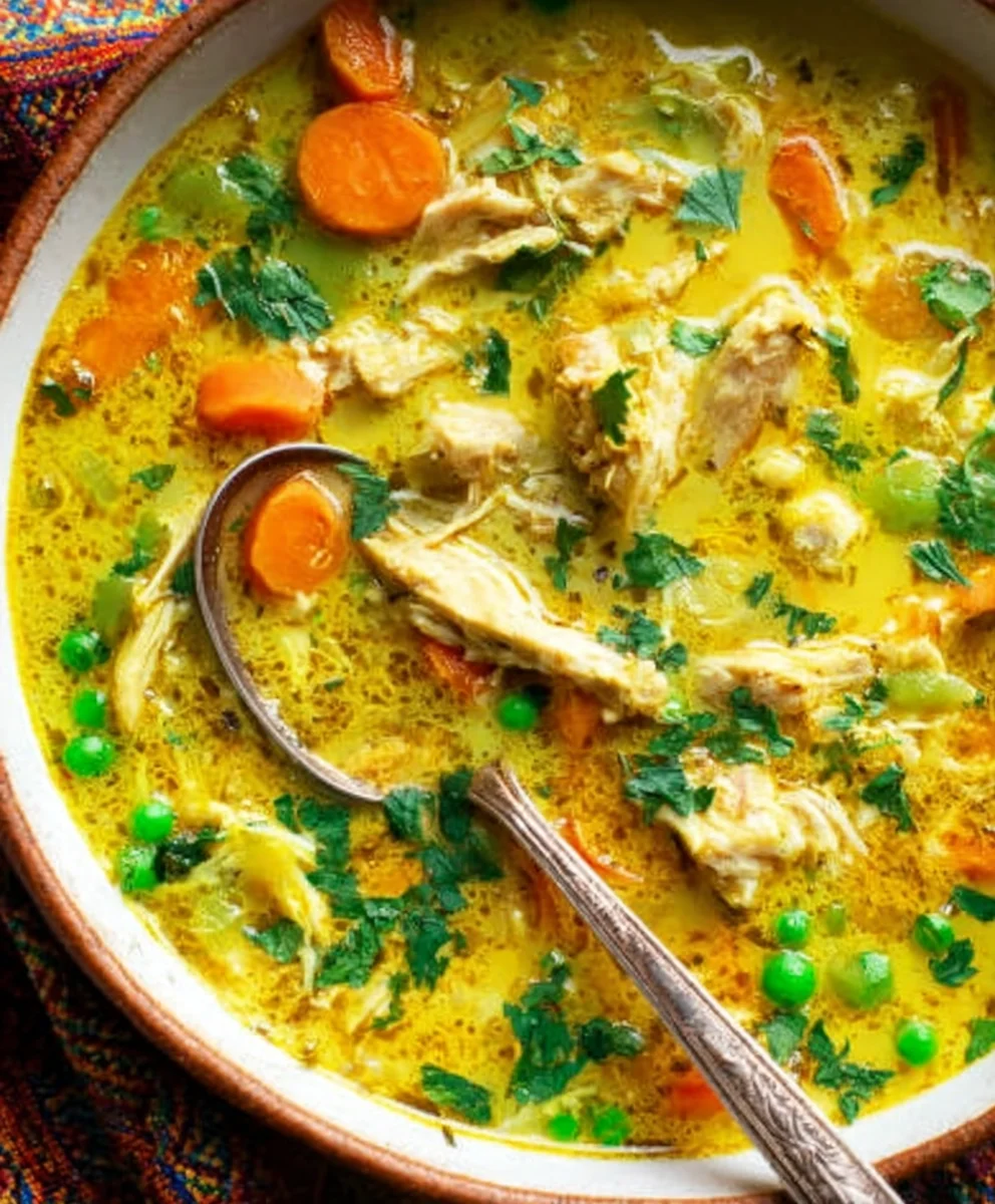 Anti-Inflammatory Turmeric Chicken Soup Recipe